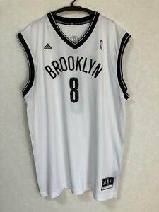 【希少】 NBA NETS デロン・ウィリアムス WILLIAMS ＃8 ブルックリン・ネッツ adidas アディダス ユニフォーム ジャージ バスケ XL