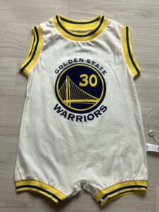 не использовался товар NBA WARRIORS стерео ласты *ka Lee CURRY #30 золотой стойка to* Warrior z младенец baby форма детский комбинезон 100