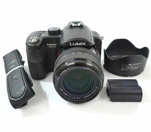 Panasonic パナソニック デジタルカメラ LUMIX DMC-FZ50 LEICA DC VARIO-ELMARIT F2.8-3.7 7.4-88.8mm ASPH. ブラック フード付き