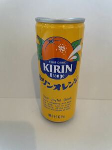 空缶 昭和レトロ キリン オレンジ 1991年製造 レトロ缶 空き缶 旧車