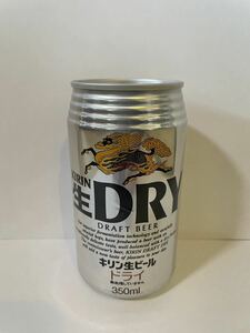 空缶 昭和レトロ キリン 生DRY KIRIN 生ドライ 1989年製造 レトロ缶 当時物 空き缶 旧車 ブリパイ