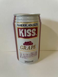 空缶 昭和レトロ チェリオ KISS GRAPE キッス グレープ 1989年製造 レトロ缶 当時物 空き缶 旧車 ブリパイ