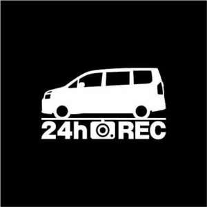 【ドラレコ】トヨタ VOXY【70系】前期型 24時間 録画中 ステッカー