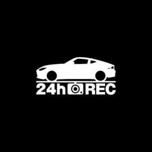 【ドラレコ】日産 フェアレディZ【RZ34系】24時間 録画中 ステッカー