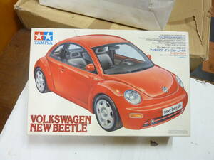 未使用プラモデル[ フォルクス・ワーゲン VOLKSWAGEN ニュービートル NEW BEETLE ]TAMIYA タミヤ 1/24サイズ 日本製 送料無料