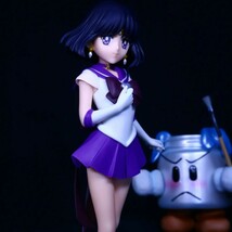 1円 劇場版 美少女戦士セーラームーンEternal GLITTER&GLAMOURS-SUPER SAILOR SATURN- セーラーサターン フィギュア リペイント ほたちゃん_画像10