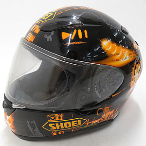 【格安】1,000円～ SHOEI ショウエイ XR1100 フルフェイスヘルメット ブラック系 Lサイズ バイク オートバイ [M4285] 