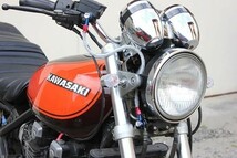 ミニヨーロピ160 汎用 クリア/メッキ アルミ 新品 4個 ゼファー1100 Z750GP Z750FX バリオス_画像4