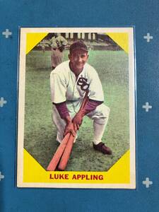 1960 Fleer Hall of Fame Series #27 Luke Appling .310 Career Batting Average