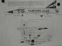 MICROSCALE 1/72 F-100 48th TAC & F-102 32nd FIS_画像4