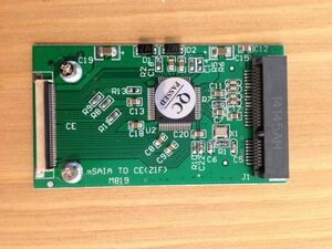 ◆◇ mSATA SSD→ZIF/CE変換アダプタ MSATA2ZIF ◇◆Ａ