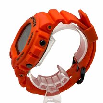 稼働品 CASIO カシオ G-SHOCK×PORTER ジーショック ポーター 吉田カバン DW-6900FS 3230 デジタル SS 腕時計 オレンジ系_画像2