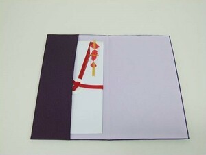 礼装　ふくさ　袱紗　ソフトタイプ　紫　日本製