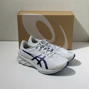 新品未使用 26.5cm 定価16500円 Novablast SPS asics ノヴァブラスト 1 アシックス ランニングシューズ 初代 ホワイト ネイビー マラソン