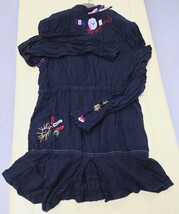 Desigual 刺繍装飾 ワンピース　チュニック◆フランス購入◆ 古着 シャツワンピース　Vintage_画像5