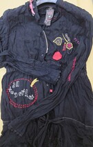 Desigual 刺繍装飾 ワンピース　チュニック◆フランス購入◆ 古着 シャツワンピース　Vintage_画像6