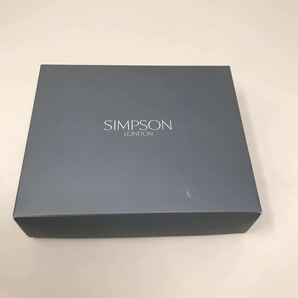 SIMPSON LONDON シンプソンロンドン 名刺入れ ブライドルレザー ブラウン系の画像4