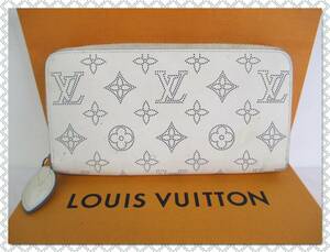 B-2【中古】LOUIS VUITTON ルイヴィトン　マヒナ　ジッピーウォレット　ラウンドファスナー　長財布