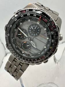 【CITIZEN 】腕時計 クォーツ　TITANIUM C300-E80141 中古品　ジャンク　不動　わけあり　67-1