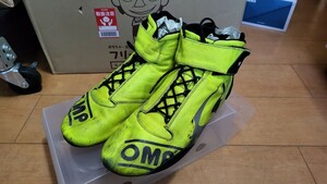 レースドライバー使用　OMP レーシングシューズ(Racingshoes) ワンS(One S)FIA8856-2000公認