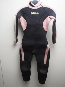USED GULL ガル 5mm ウェットスーツ レディース 156cm/52kg サイズ:MW 平置きサイズ:胸囲43cm腹囲34cm尻囲44cm [N56374]