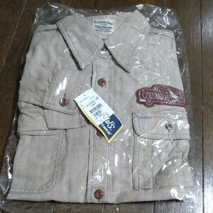 13W-708WS-E BEIGE L size PHERROWS long sleeve shirt 