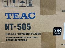 TEAC USB DAC ネットワークプレーヤー　NT-505X ブラック　新品未使用　ティアック_画像2