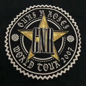 C11 バンドTシャツ ガンズアンドローゼズ GUNS N ROSES world tour 2007の画像2