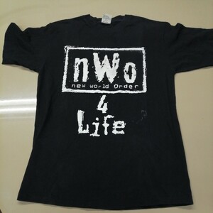 C11 バンドTシャツ　関連　プロレスTシャツ　nWo 4 life new world order WCW 格闘技Tシャツ　ヴィンテージ　シングルステッチ