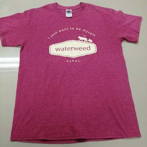 C11 バンドTシャツ　ウォーターウィード　杢紅色　WATERWEED