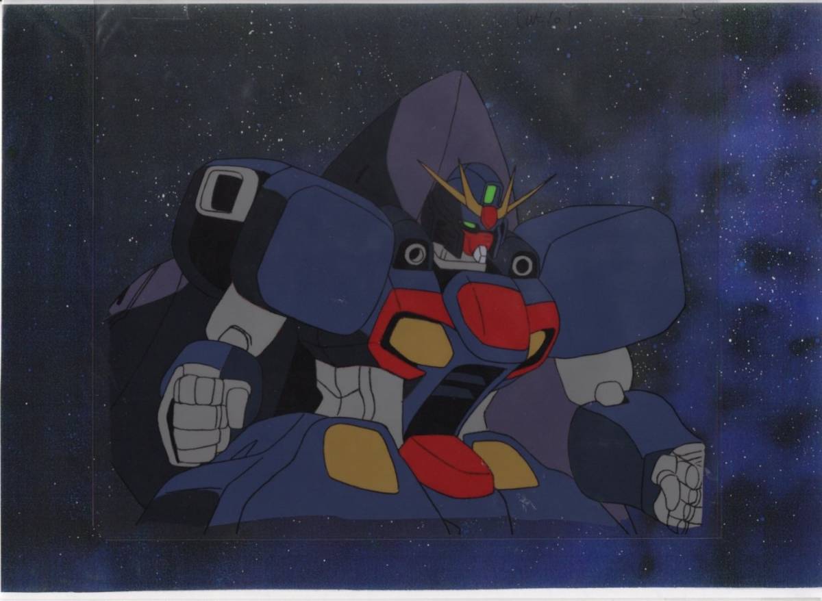 Gundam cel pintura 14 # ilustración de pintura antigua original, animación celular, fila K, Gundam