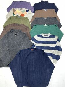 22着セット　古着卸 L.L.Bean ウールリッチ POLO J CREW セーター コットンニット アクリル ウール ブランドMIX 1円スタート ビンテージ