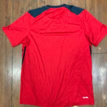 adidas アディダス 半袖Tシャツ climalite oサイズ 赤 a1_画像7