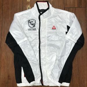 le coq sportif ルコックスポルティフ 中綿ジャケット 袖着脱 M 白 a1