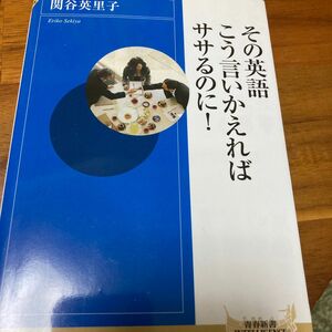 その英語、こう言いかえればササるのに！ （青春新書ＩＮＴＥＬＬＩＧＥＮＣＥ　ＰＩ－４０５） 関谷英里子／著