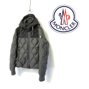 MONCLER LABASTIDE モンクレール スモールロゴ ウール ダウン ジャケット size 1 11003473