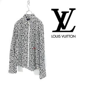 2023SS LOUIS VUITTON × 草間彌生 YK ルイヴィトン ドット ジップド シャツ ジャケット size XL RM231H V29 HOS30W 1127531