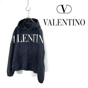 VALENTINO ヴァレンティノ ロゴ ナイロン パーカー size 48 1127233