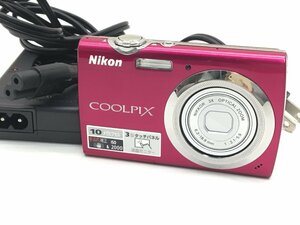 Nikon COOLPIX S230 タッチパネル コンパクト デジタルカメラ 簡易 動作確認済み 充電器付き 中古【UW110060】