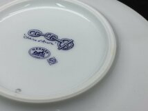 HERMES エルメス シェーヌダンクル カップ ソーサ ポーセリン 陶磁器 ブルー 食器 箱付き 中古【UW110176】_画像9