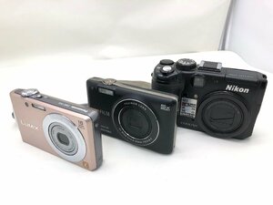 Panasonic LUMIX DMC-FH5/FUJIFILM FINEPIX JX 他 デジタルカメラ ３点まとめ ジャンク 中古【UW110291】