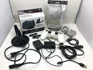 PS3 ワイヤレスコントローラー DUALSHOCK3 / DUALSHOCK3 充電スタンド 他 充電器等 まとめ 中古【UC110205】