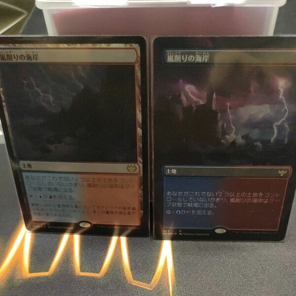 MTG　嵐削りの海岸　Foil２枚組