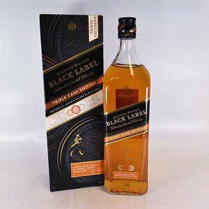 1円～★ジョニーウォーカー ブラックラベル トリプルカスクエディション ＊箱付 1000ml 40% スコッチ JOHNNIE WALKER K190613