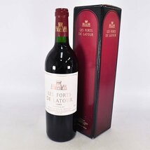 ★レ フォール ド ラトゥール 1993年 赤 ＊箱付 750ml 12.2% ポイヤック ★五大シャトー セカンド Les Forts de Latour K260377_画像1