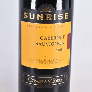 1円～★サンライズ カベルネ ソーヴィニヨン 2009年 赤 750ml 13.5% チリ コンチャ イ トロ SUNRISE L030278