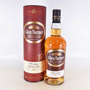 1円～★グレン ターナー ヘリテージ ダブルカスク ポートカスク フィニッシュ ＊箱付 700ml 40% ハイランド GLEN TURNER L030341