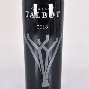 1円～★シャトー タルボ 2018年 赤 ★100周年特別記念ボトル ※ 750ml 14..5% サンジュリアン Chateau Talbot L030481