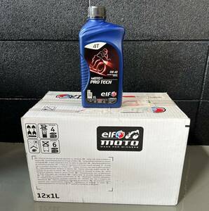 【12L】elf Moto 4 PRO TECH 5W-40 1L×12缶 新品 エルフ MA2 全化学合成油 4サイクル ホンダ ヤマハ スズキ カワサキ