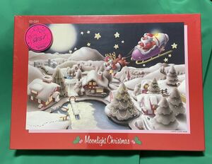 【ビバリー】 Moonlight Christmas ムーンライト クリスマス 1000ピースジグソーパズル JIGSAW PUZZLE サンタクロース　未開封品　現状品